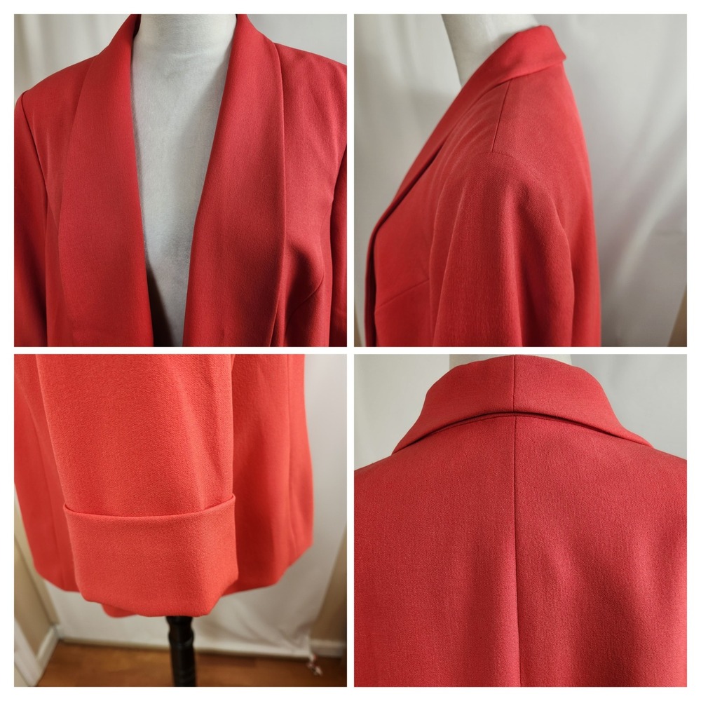 Jones Studio Separates Red Open Front Blazer Jack… - image 6